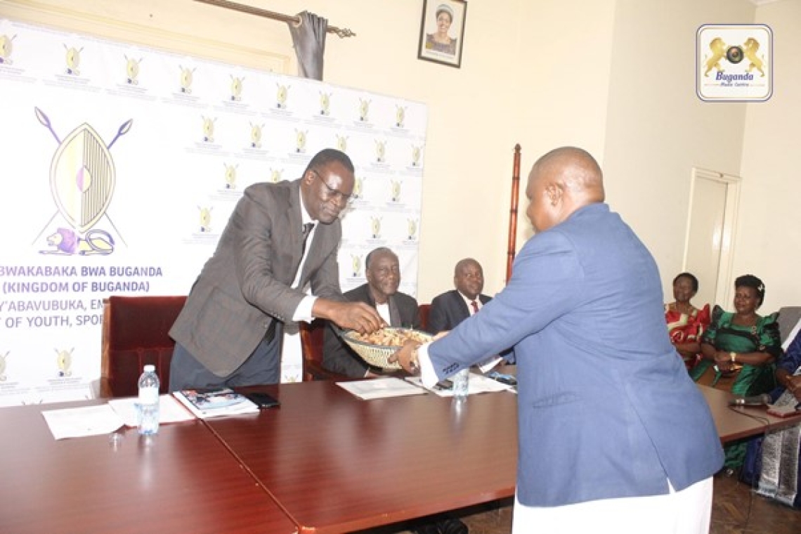 Introduction of Ssaabaganzi Emmanuel Ssekitooleko, as the First Deputy Katikkiro of Nkima Clan, to Clan Heads' Chairman